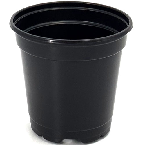 Round Pot Black 4.33 Inch - 1875 per case - Geraniums